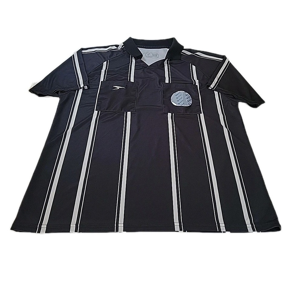 SCORE Referee Jersey Adult White‎  Black 90s , Large